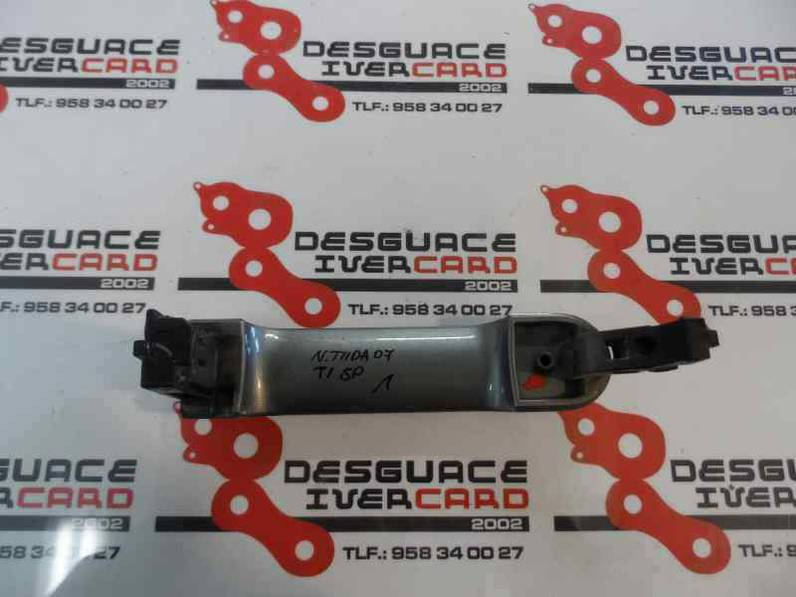 MANETA EXTERIOR TRASERA IZQUIERDA NISSAN TIIDA 2007 1.5 DCI TURBODIESEL (106 CV)