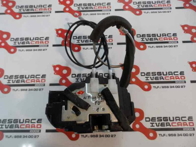 CERRADURA PUERTA TRASERA DERECHA NISSAN TIIDA 2007 1.5 DCI TURBODIESEL (106 CV)