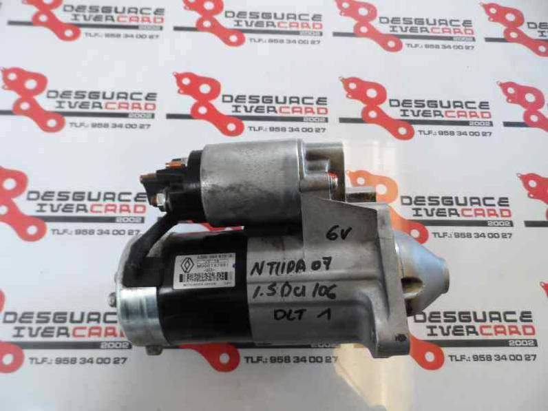 MOTOR ARRANQUE NISSAN TIIDA 2007 1.5 DCI TURBODIESEL (106 CV)