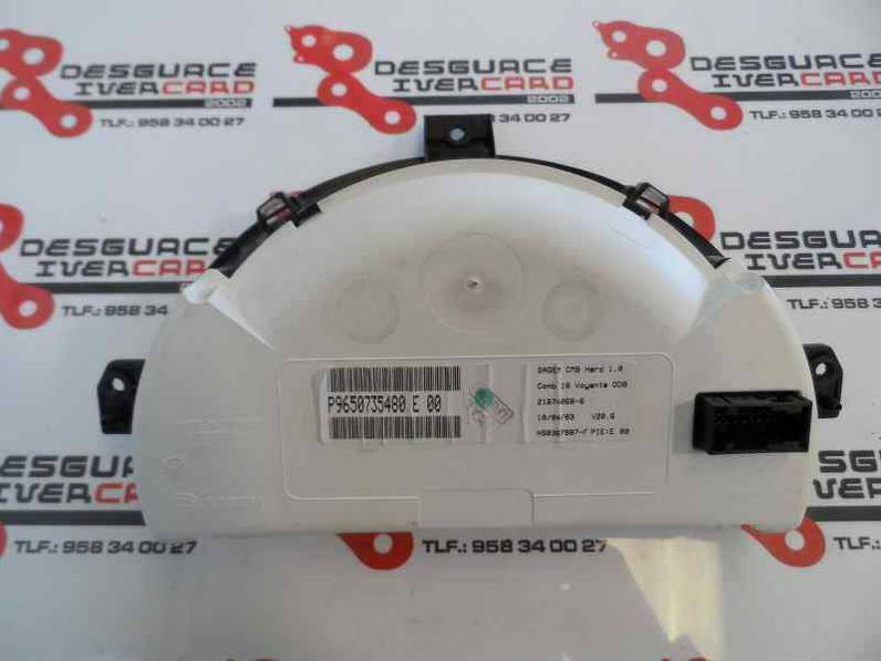 CUADRO INSTRUMENTOS CITROEN C3 PLURIEL 2003 1.6 16V (109 CV)
