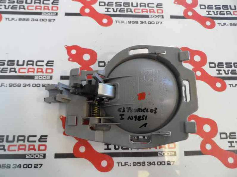 MANETA INTERIOR DELANTERA IZQUIERDA CITROEN C3 PLURIEL 2003 1.6 16V (109 CV)