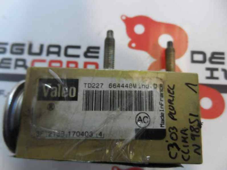 VALVULA EXPANSION CITROEN C3 PLURIEL 2003 1.6 16V (109 CV)