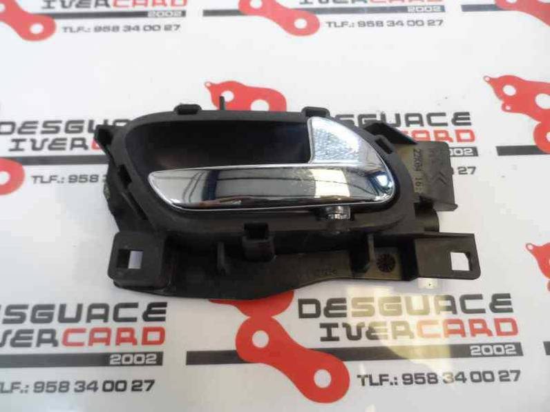 MANETA INTERIOR TRASERA DERECHA PEUGEOT 407 2004 2.0 16V HDI FAP (136 CV)