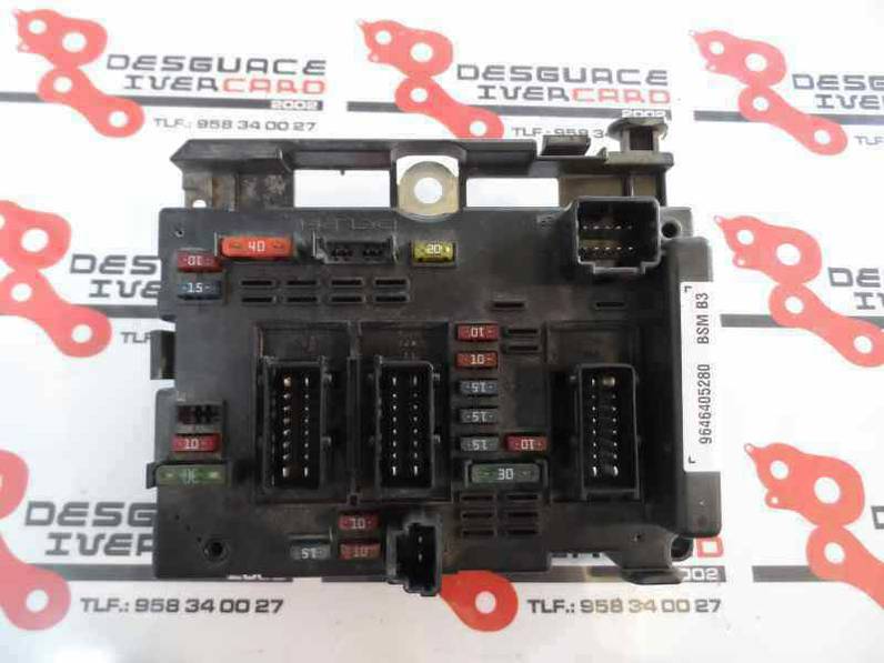 CAJA RELES FUSIBLES PEUGEOT 406 BERLINA 2002 2.0 HDI (90 CV)