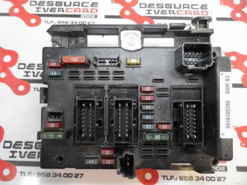 CAJA RELES FUSIBLES PEUGEOT 406 BERLINA 2002 2.0 HDI (90 CV)
