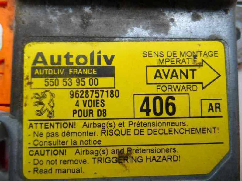 CENTRALITA AIRBAG PEUGEOT 406 BERLINA 1997 2.1 TURBODIESEL (109 CV)