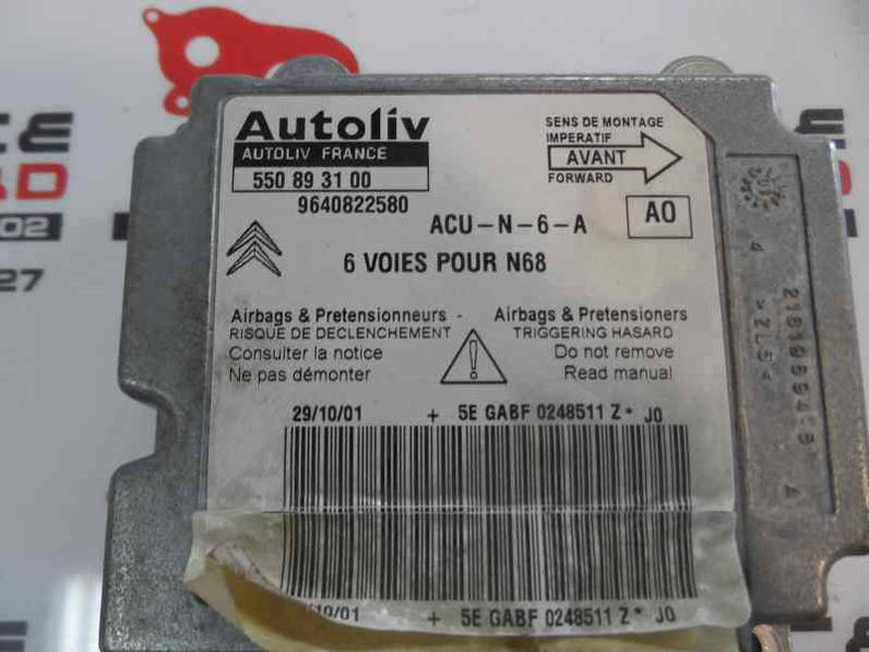 CENTRALITA AIRBAG CITROEN XSARA PICASSO 2001 2.0 HDI (90 CV)