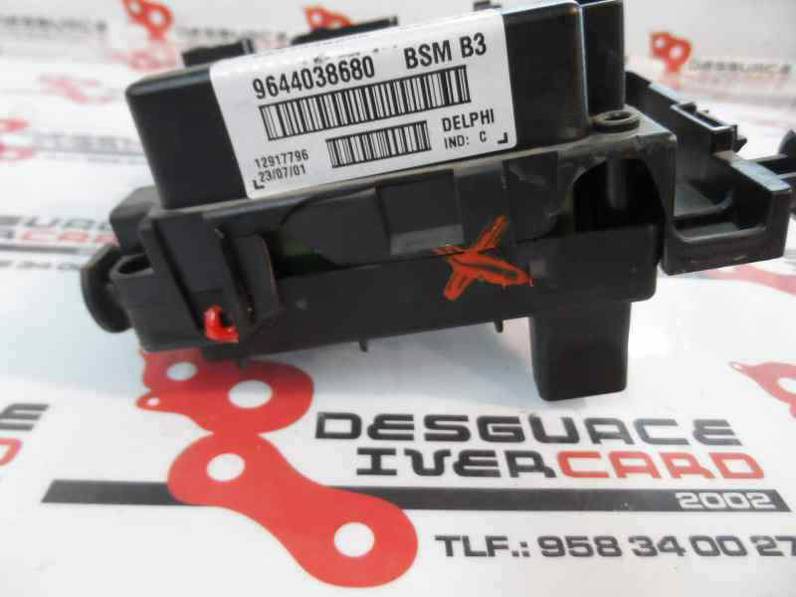 CAJA RELES FUSIBLES PEUGEOT 307 2001 2.0 HDI (90 CV)