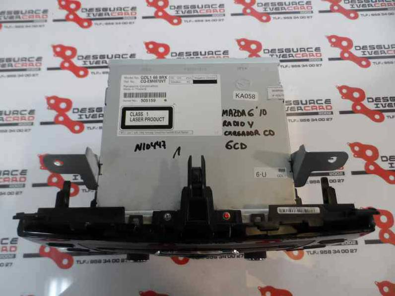 SISTEMA AUDIO RADIO CD MAZDA 6 LIM 2010 2.2 TURBODIESEL (129 CV)
