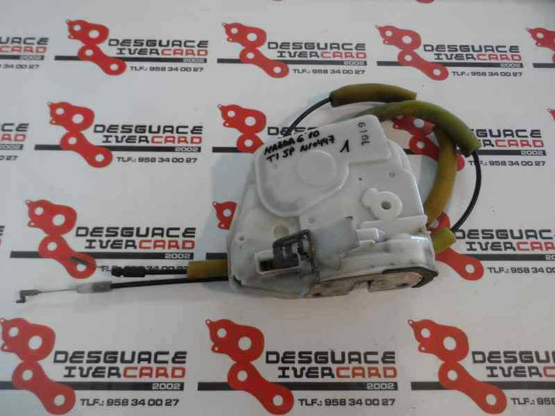 CERRADURA PUERTA TRASERA IZQUIERDA MAZDA 6 LIM 2010 2.2 TURBODIESEL (129 CV)