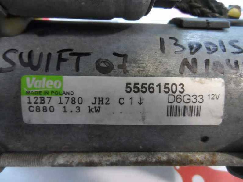 MOTOR ARRANQUE SUZUKI SWIFT BERLINA 2009 1.3 DDIS D (69 CV)