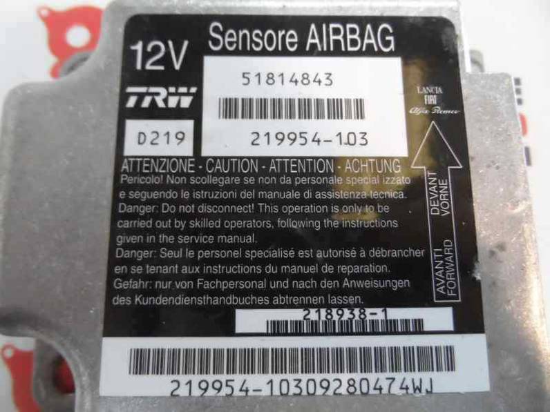 CENTRALITA AIRBAG FIAT CROMA 2008 1.9 JTD 16V (150 CV)