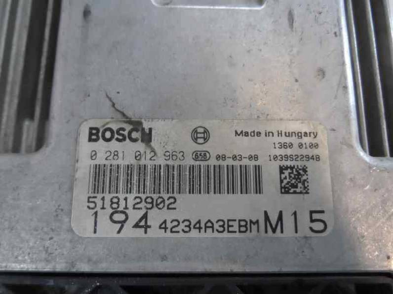 CENTRALITA MOTOR UCE FIAT CROMA 2008 1.9 JTD 16V (150 CV)