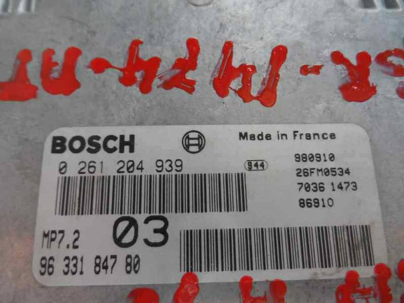 CENTRALITA MOTOR UCE CITROEN XSARA BERLINA 1998 1.6 (88 CV)