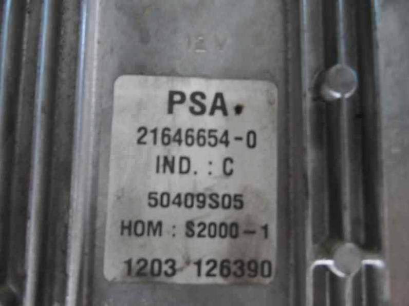 CENTRALITA MOTOR UCE CITROEN XSARA PICASSO 2002 1.8 (116 CV)