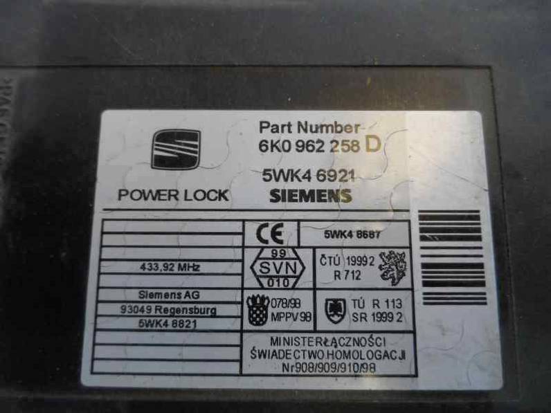 MODULO CONFORT SEAT IBIZA 2002