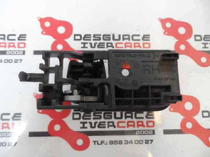 MANETA INTERIOR DELANTERA DERECHA NISSAN PIXO 2009 1.0 (68 CV)