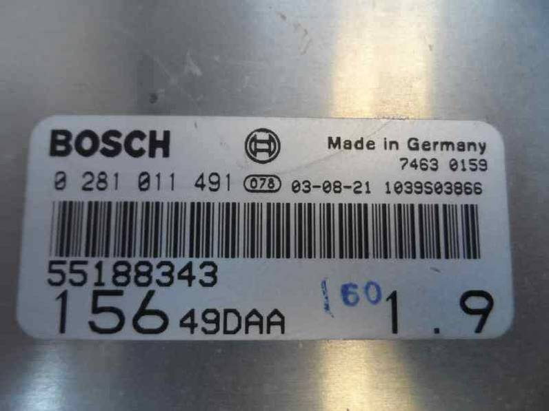 CENTRALITA MOTOR UCE ALFA ROMEO 156 2004 1.9 JTD (116 CV)