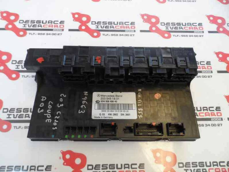 CAJA RELES FUSIBLES MERCEDES CLASE C SPORTCOUPE 2003 2.2 CDI (143 CV)