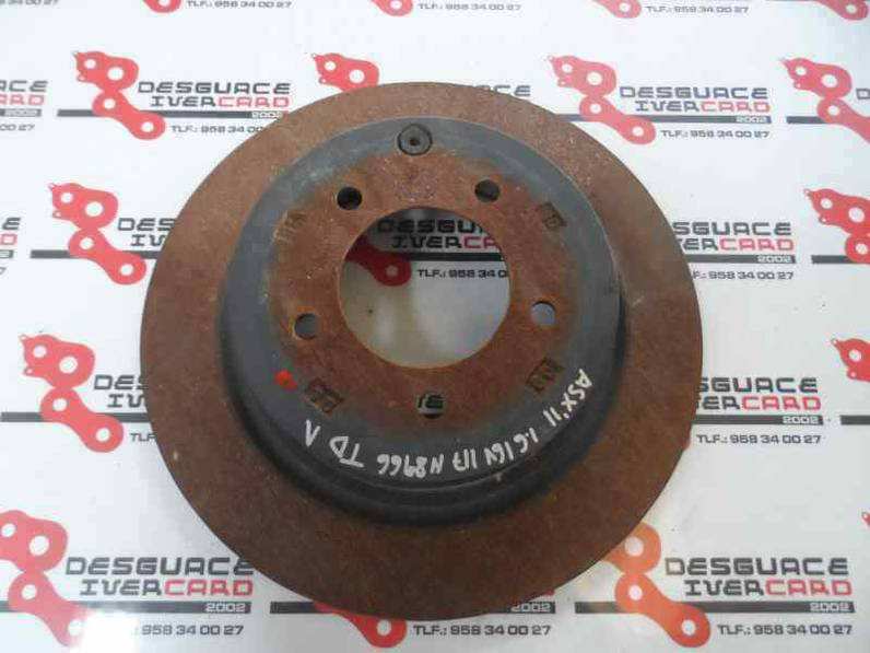 DISCO FRENO TRASERO MITSUBISHI ASX 2011 1.6 (117 CV)