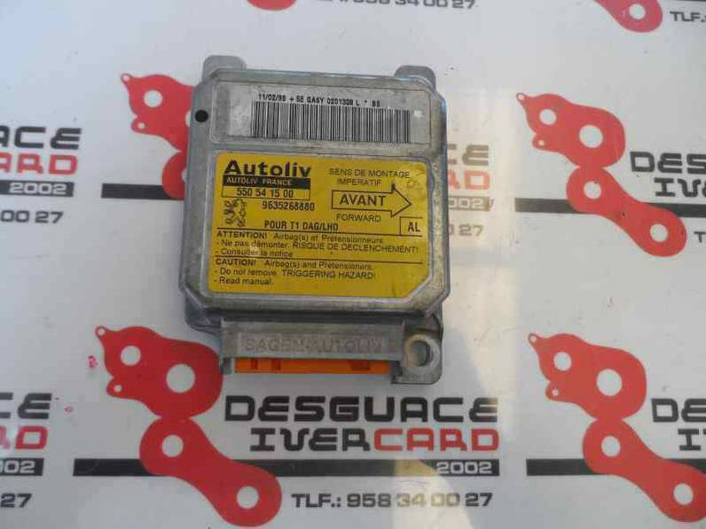CENTRALITA AIRBAG PEUGEOT 206 BERLINA 1999 1.9 D (69 CV)