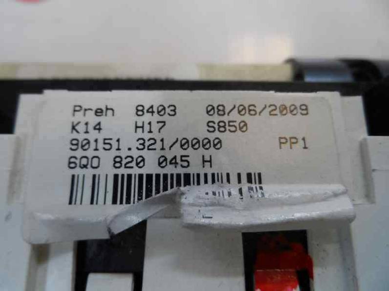 MANDO CLIMATIZADOR VOLKSWAGEN POLO 2009 1.4 TDI (69 CV)