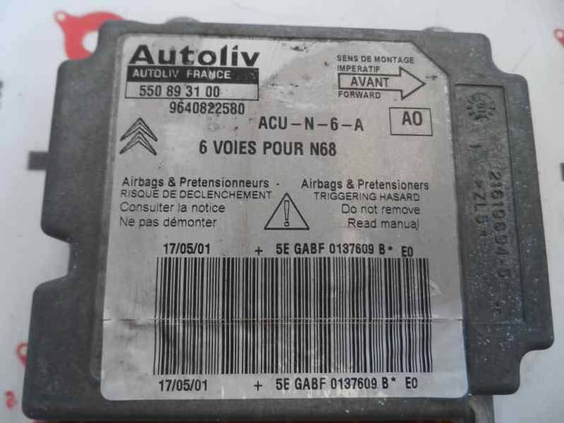 CENTRALITA AIRBAG CITROEN XSARA PICASSO 2001 1.6 (95 CV)