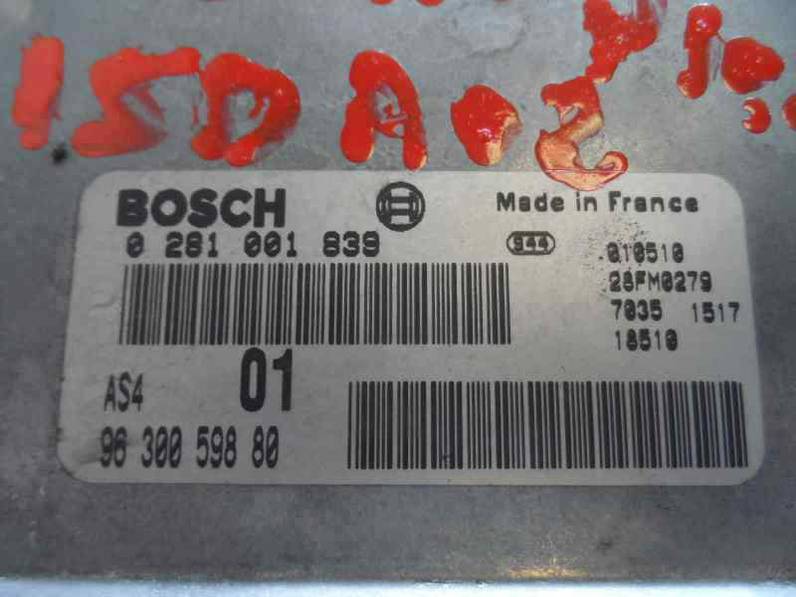 CENTRALITA MOTOR UCE CITROEN SAXO 2001 1.5 D (57 CV)