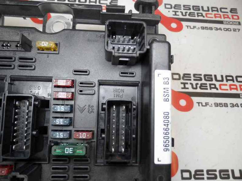 CAJA RELES FUSIBLES CITROEN XSARA BERLINA 2004 2.0 HDI (90 CV)