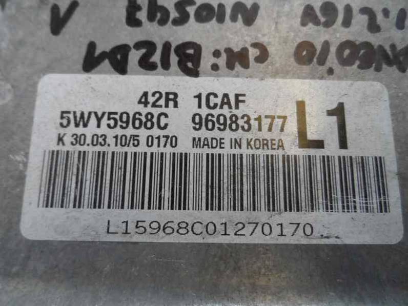 CENTRALITA MOTOR UCE CHEVROLET AVEO 2010 1.2 (84 CV)