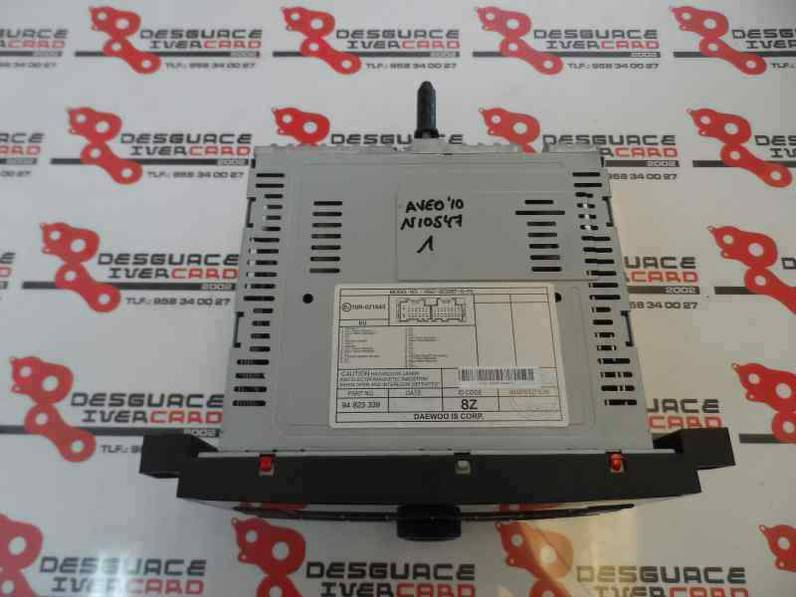 SISTEMA AUDIO RADIO CD CHEVROLET AVEO 2010 1.2 (84 CV)