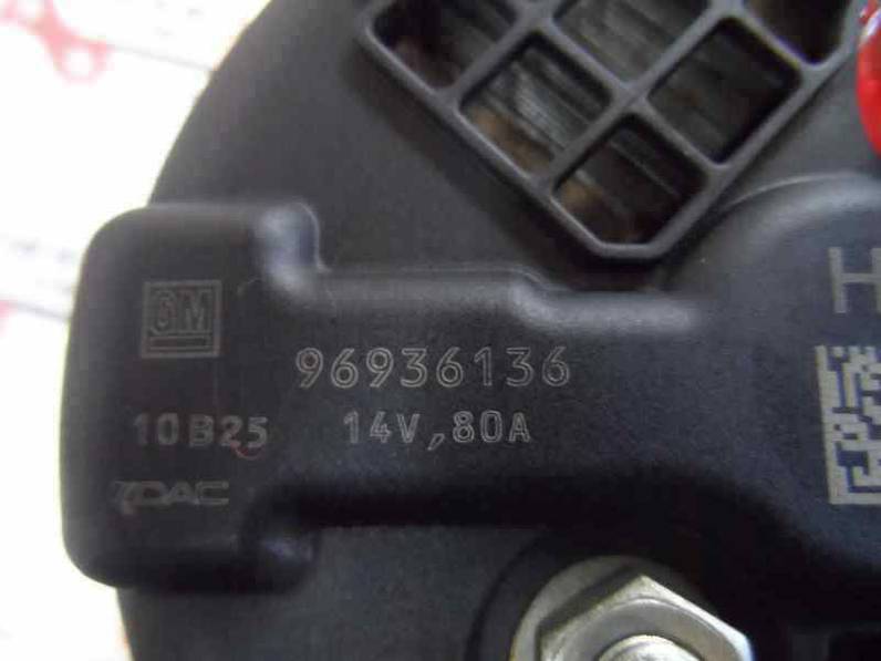 ALTERNADOR CHEVROLET AVEO 2010 1.2 (84 CV)