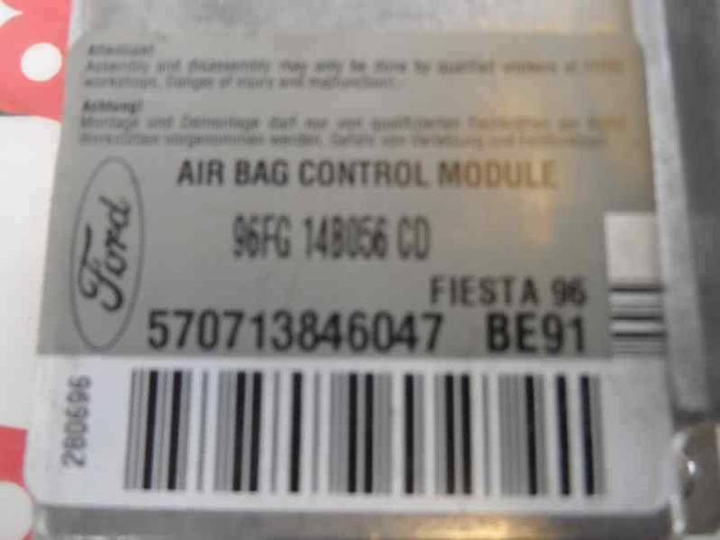 CENTRALITA AIRBAG FORD FIESTA BERLINA 1997 1.25 16V (75 CV)