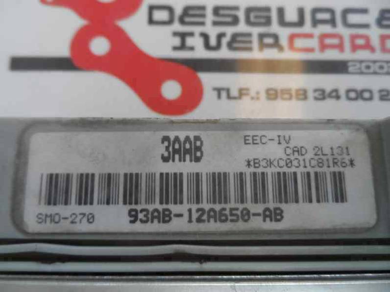 CENTRALITA MOTOR UCE FORD ESCORT BERLINA 1986