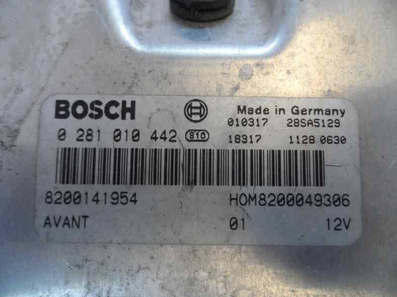 CENTRALITA MOTOR UCE RENAULT SCENIC 2001 1.9 DTI D (80 CV)