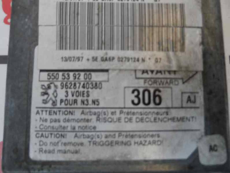 CENTRALITA AIRBAG PEUGEOT 306 BERLINA 3 5 PUERTAS 1997 1.9 TURBODIESEL (90 CV)