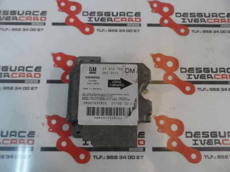 CENTRALITA AIRBAG OPEL ZAFIRA A 2000 2.0 DTI (101 CV)