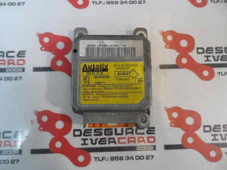 CENTRALITA AIRBAG PEUGEOT 206 BERLINA 2001 1.9 D (69 CV)