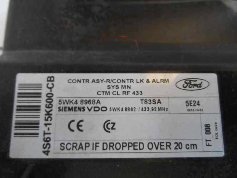 MODULO CONFORT FORD FIESTA 2005 1.6 TDCI (90 CV)