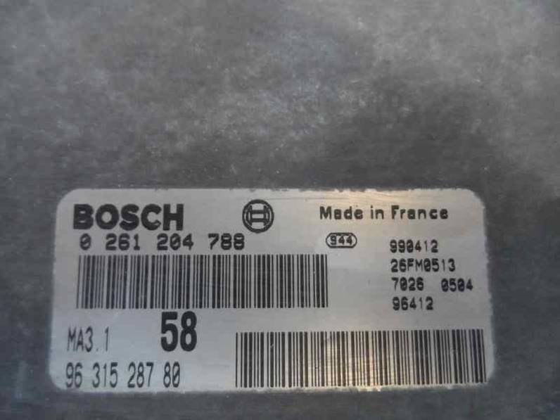 CENTRALITA MOTOR UCE CITROEN SAXO 1999 1.1 (60 CV)