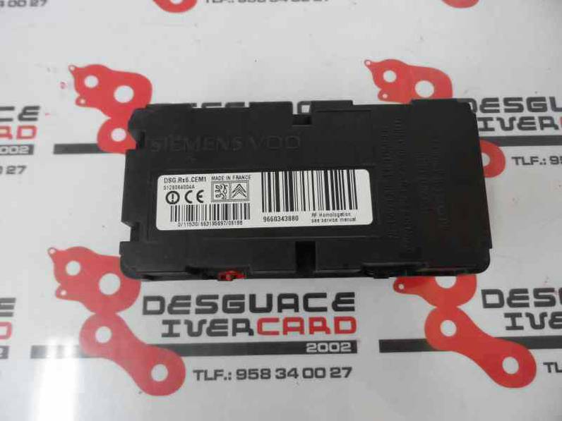 MODULO ELECTRONICO CITROEN C8 2006 2.0 HDI FAP (136 CV)