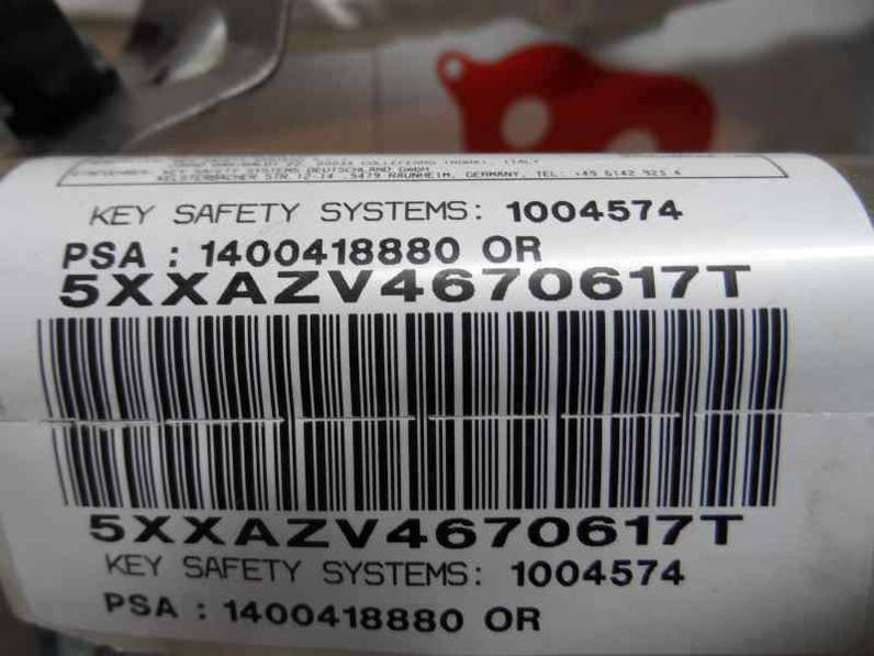 AIRBAG CORTINA DELANTERO DERECHO CITROEN C8 2006 2.0 HDI FAP (136 CV)