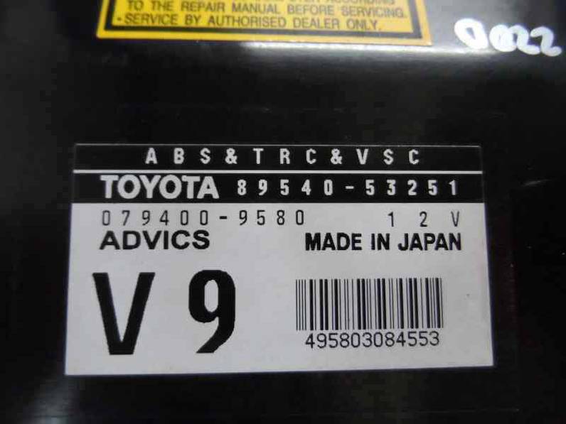 CENTRALITA ABS LEXUS IS200 2006 2.2 D-CAT (177 CV)