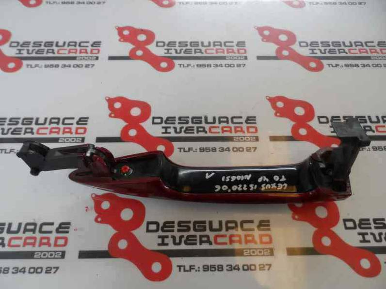 MANETA EXTERIOR TRASERA DERECHA LEXUS IS200 2006 2.2 D-CAT (177 CV)