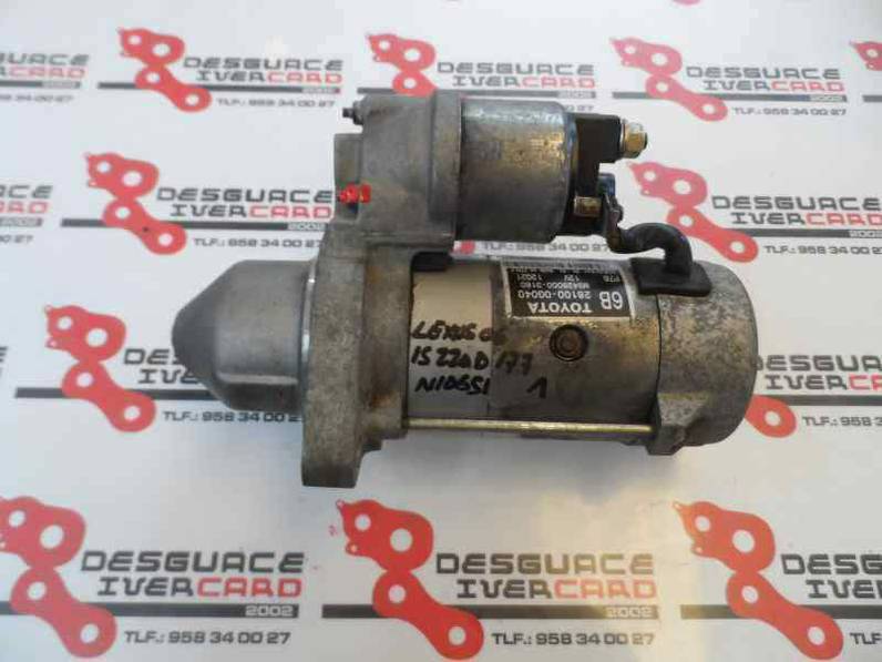 MOTOR ARRANQUE LEXUS IS200 2006 2.2 D-CAT (177 CV)