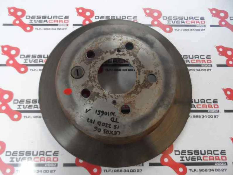 DISCO FRENO TRASERO LEXUS IS200 2006 2.2 D-CAT (177 CV)