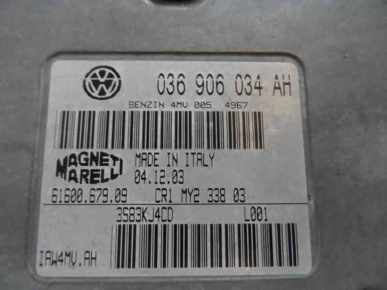 CENTRALITA MOTOR UCE SEAT IBIZA 2002 1.4 16V (75 CV)