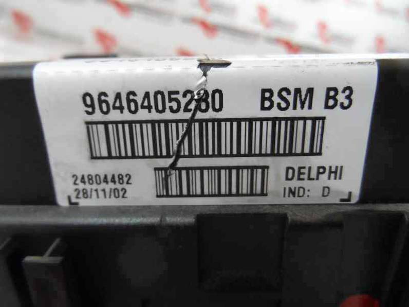 CAJA RELES FUSIBLES CITROEN XSARA BERLINA 2003 2.0 HDI (90 CV)