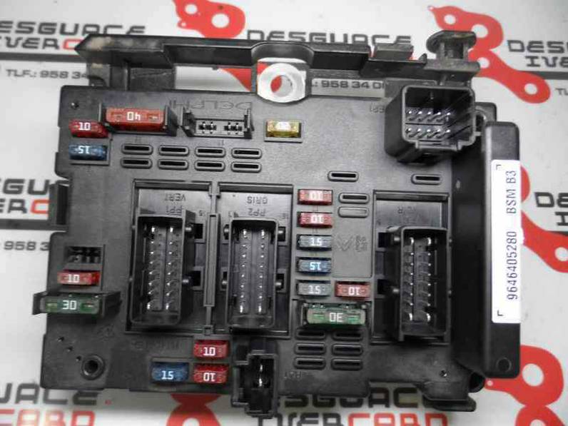 CAJA RELES FUSIBLES CITROEN XSARA BERLINA 2003 2.0 HDI (90 CV)