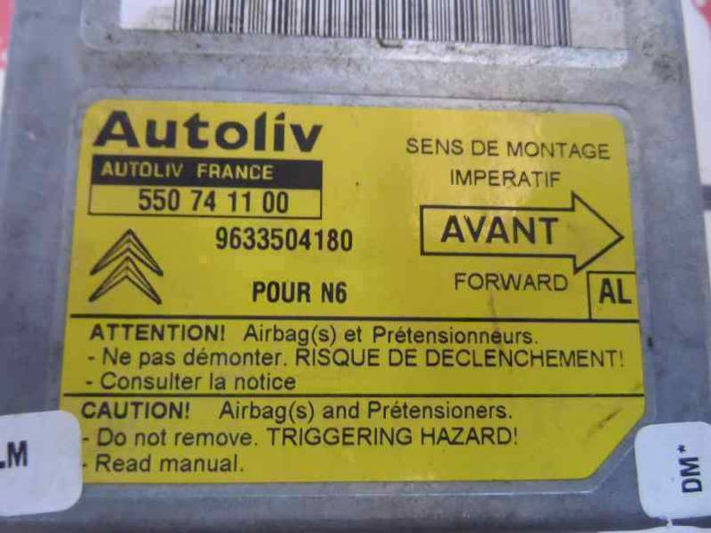 CENTRALITA AIRBAG CITROEN XSARA BERLINA 1999 1.6 (88 CV)
